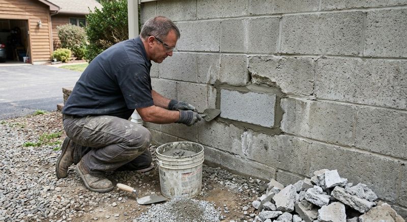 Block Wall Repair in Blairsville, GA