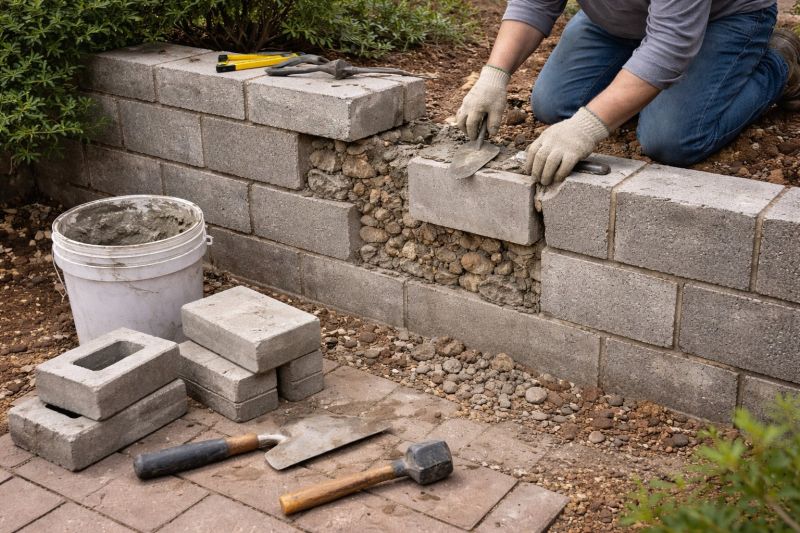 Block Wall Repair in Copperhill, TN