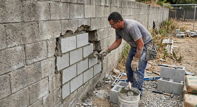 Block Work Repair in Blue Ridge, GA