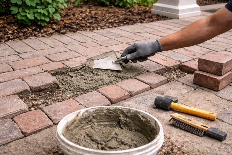 Brick Flatwork Repair in Fannin County, GA
