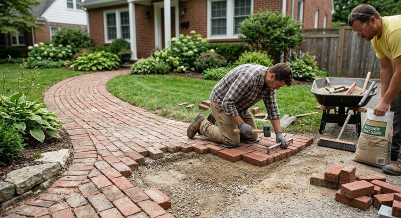 Brick Flatwork Repair in Murphy, NC