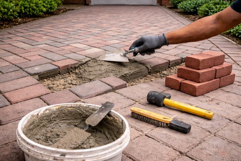 Brick Hardscape Repair in Blue Ridge, GA