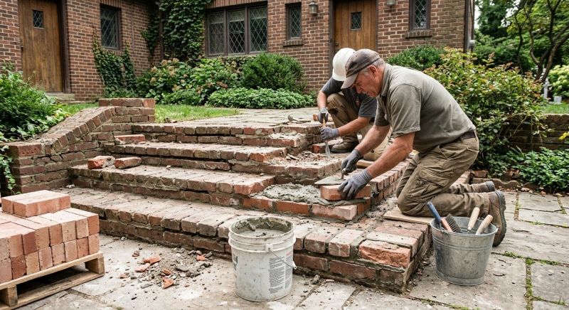 Brick Stairs Repair in Ellijay, GA