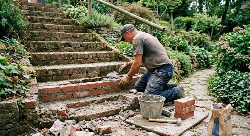 Brick Stairs Repair in Ellijay, GA