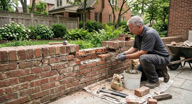 Brick Wall Repair in Mc Caysville, GA