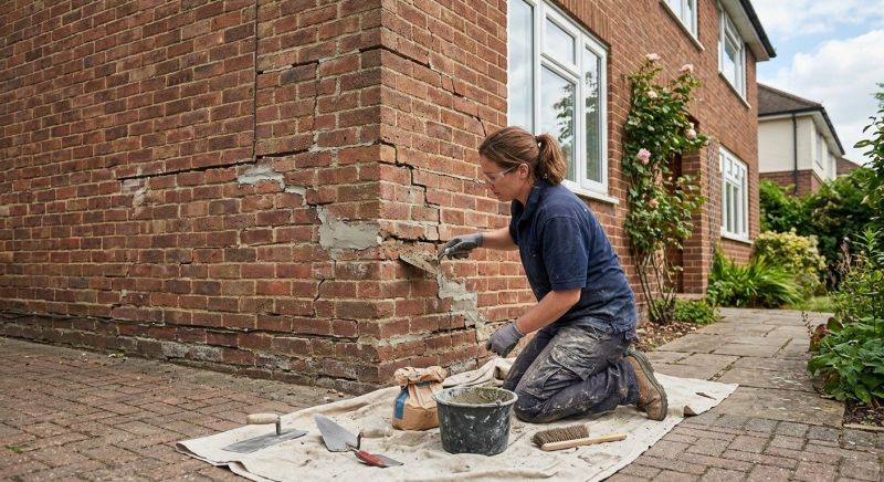 Brick Wall Repair in Murphy, NC