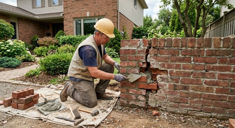 Brick Wall Repair in Suches, GA