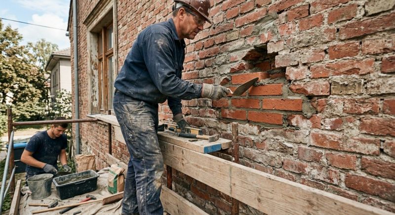 Brick Wall Repair in Suches, GA