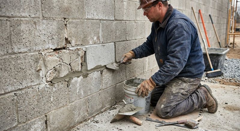 Cement Block Repair in Blue Ridge, GA
