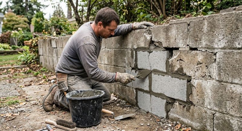 Cinder Block Repair in Blue Ridge, GA