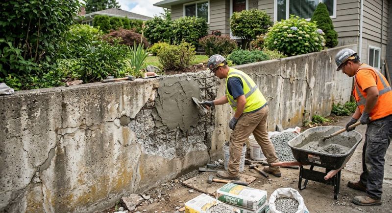 Retaining Wall Repair in Blairsville, GA