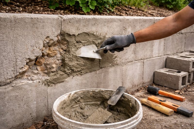 Retaining Wall Repair in East Ellijay, GA