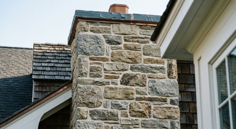 Stone Chimney Installation in Blue Ridge, GA