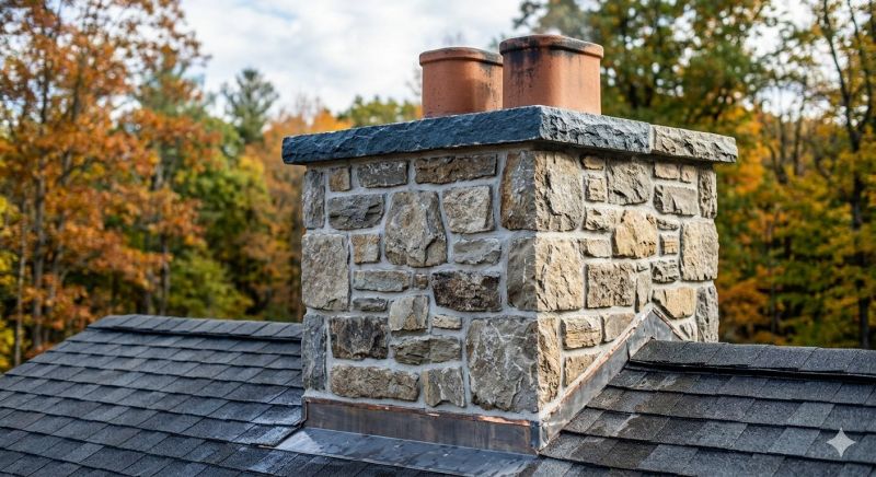 Stone Chimney Installation in Morganton, GA