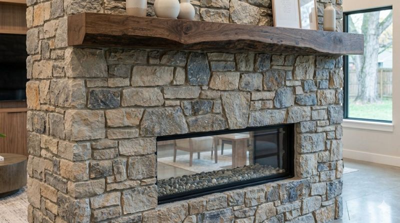 Stone Chimney Installation in Murphy, NC
