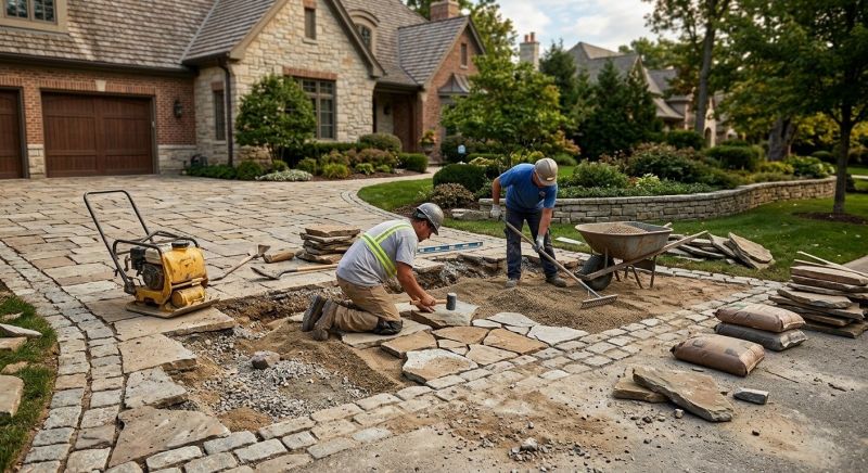 Stone Driveway Repair in Blue Ridge, GA