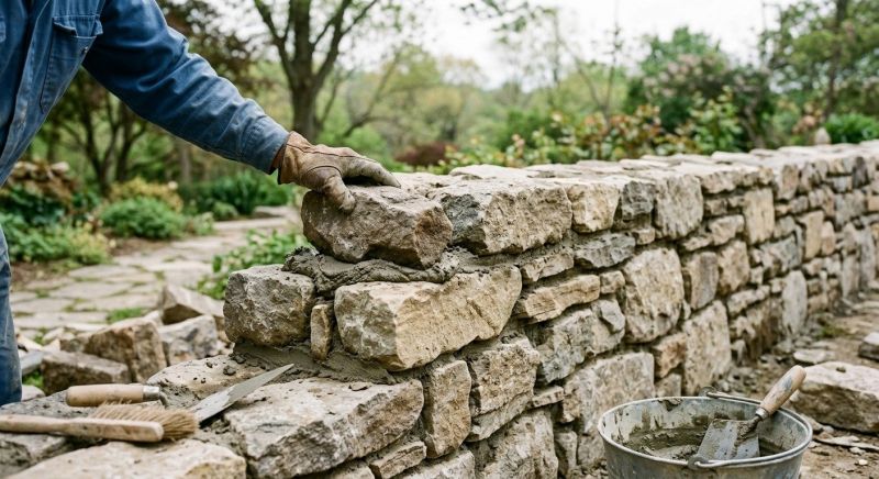 Stone Masonry Installation in East Ellijay, GA