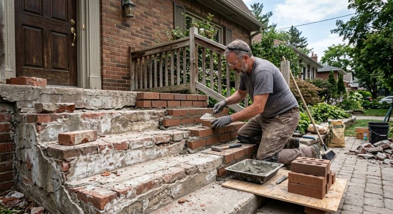 Stonework Repair in Union County, GA